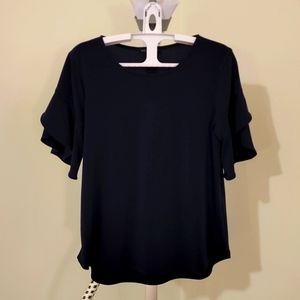 Navy blouse